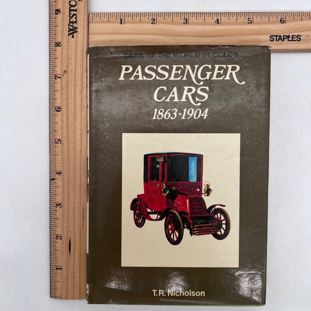 Cars Of The World In Color Passenger Cars 1863-1904 Hardcover TR Nicholson 1970 - Picture 16 of 16